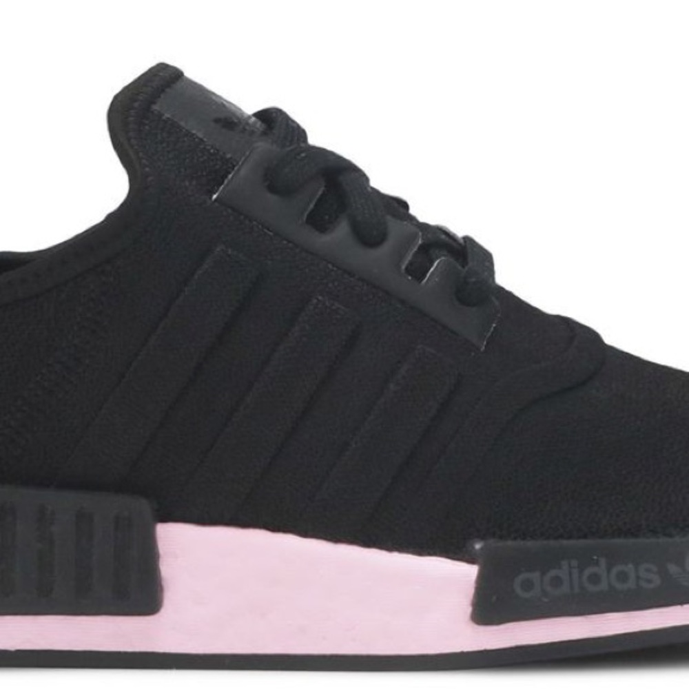 Adidas Black and Pink Sneakers with Boost Cushioning